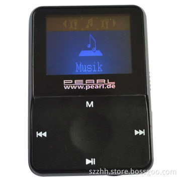 Flash MP3 Player with FM Radio, 1.4-inch OLED Display, TXT E-book Reader, Voice Recorder